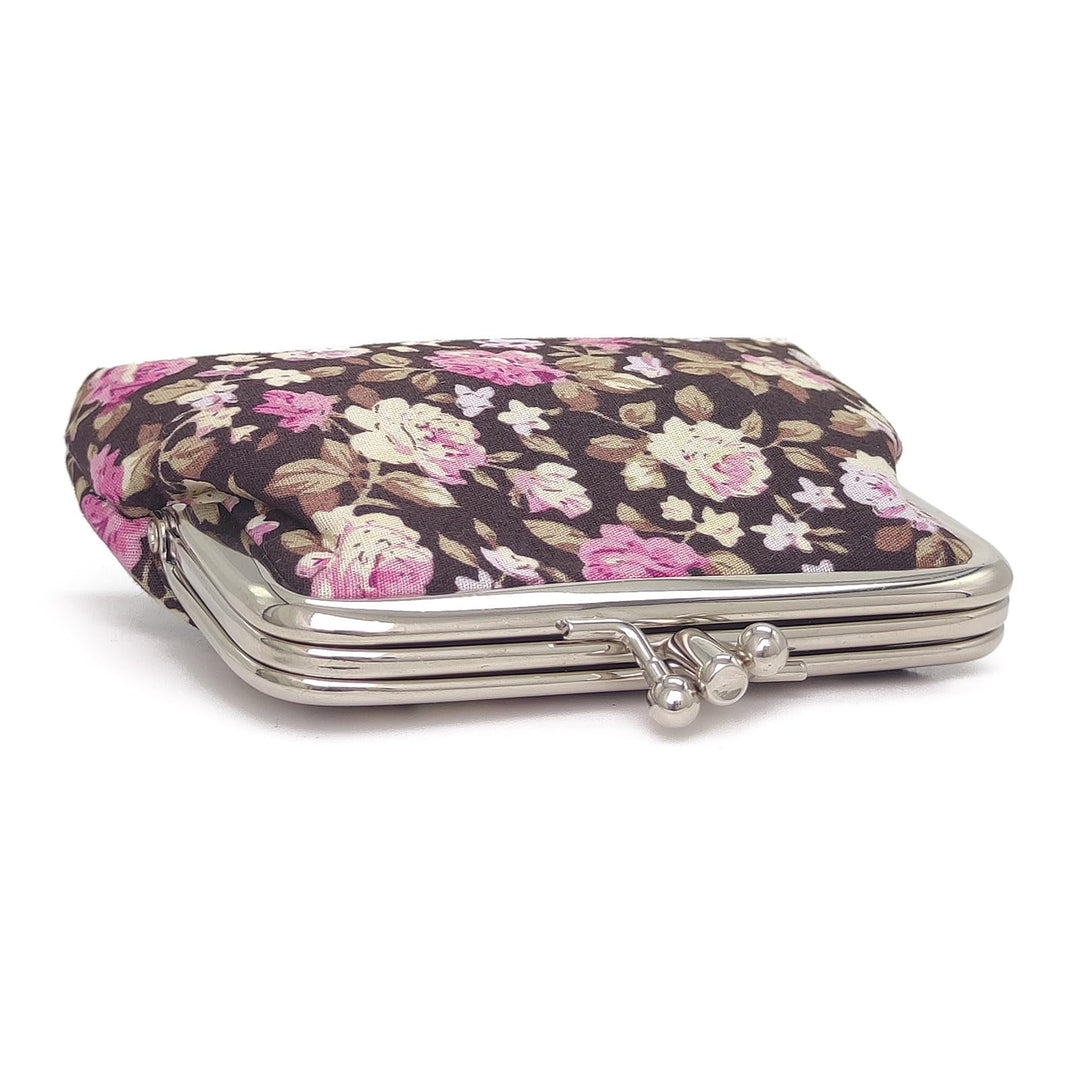 Cute Floral Buckle Coin Purses Vintage Pouch Kiss-lock Change Purse Wallets…