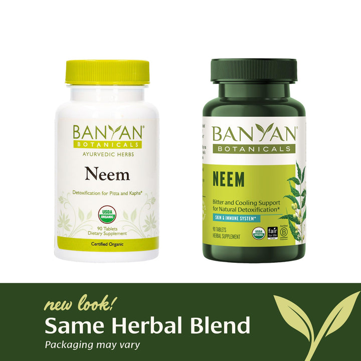 Neem Tablets – Organic Neem Leaf (Azadirachta Indica) – Supports Natural Detoxification, Healthy Skin, and Immune Health* – 90 Tablets – Non-GMO Sustainably Sourced Vegan