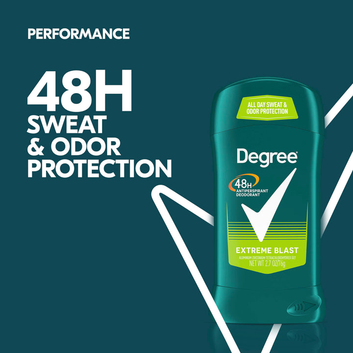 Men Original Protection Antiperspirant Deodorant Extreme Blast 48-Hour Sweat and Odor Protection Antiperspirant For Men 2.7 oz