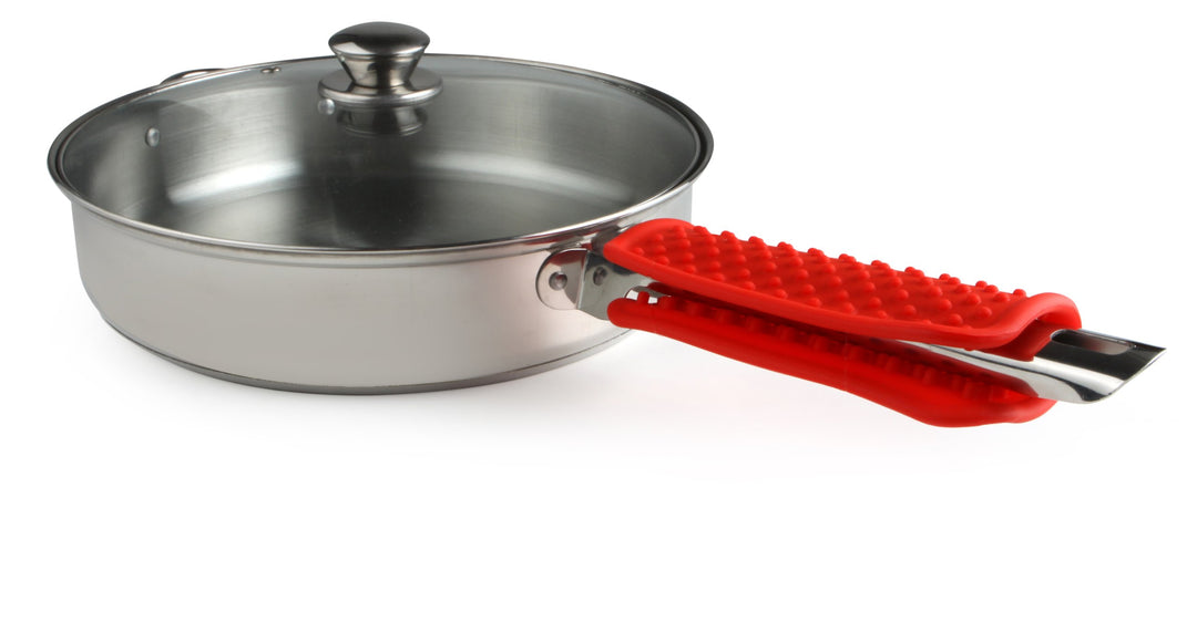 Silicone Pot Handle Holder, Red