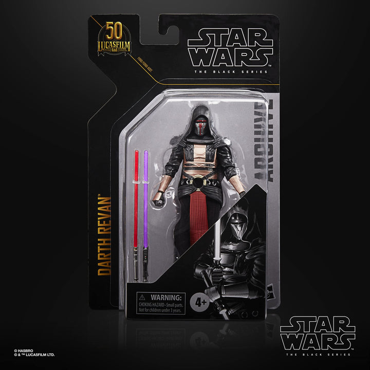 The Black Series Archive Collection Darth Revan 6-Inch-Scale Legends Lucasfilm 50th Anniversary Figure for Ages 4 and Up