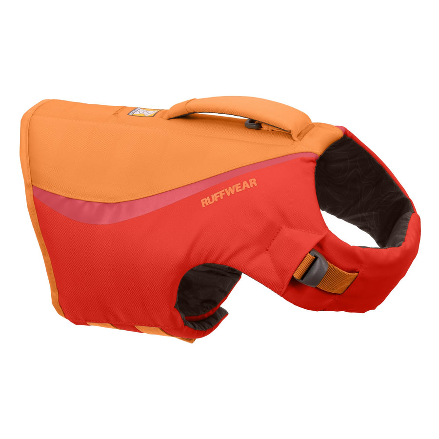 , Float Coat, Dog Life Jacket, Swimming Safety Vest with Handle, Red Sumac, Medium