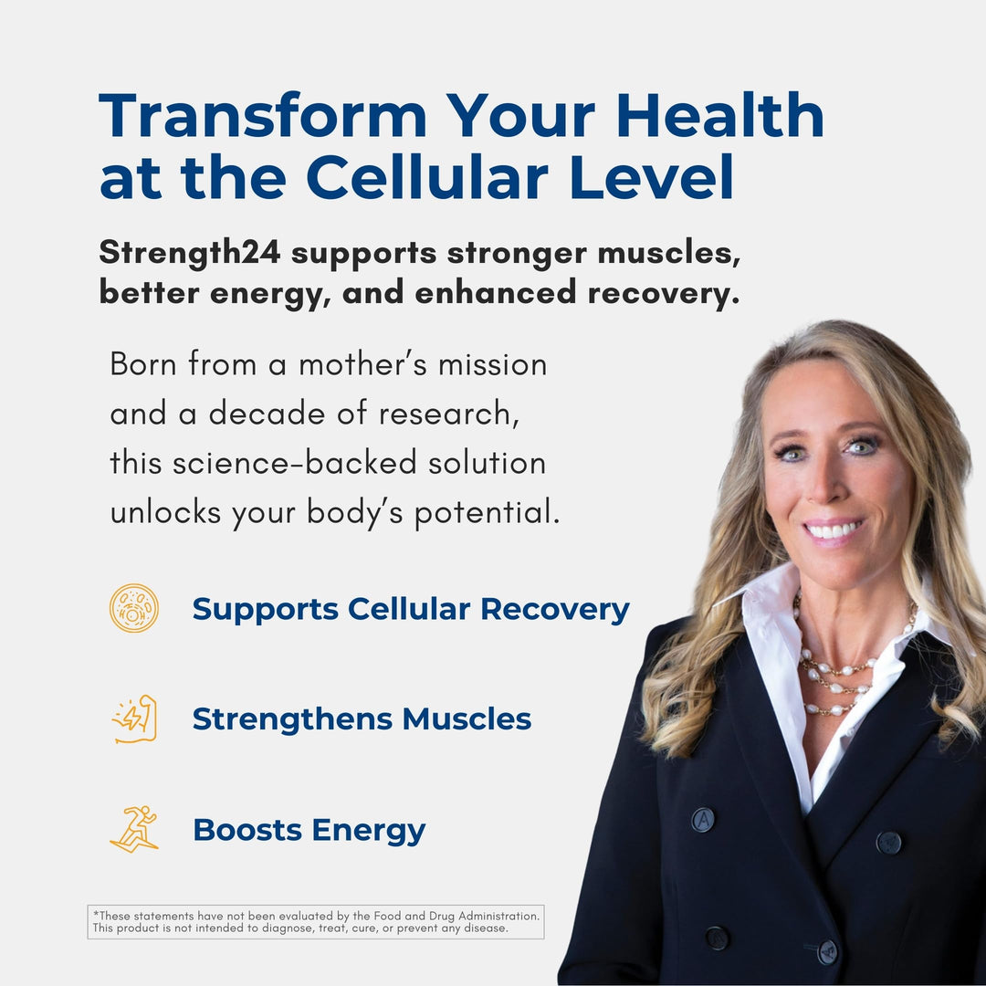 + Dietary Supplement for Cellular Health, Muscle Recovery, and Vibrant Aging