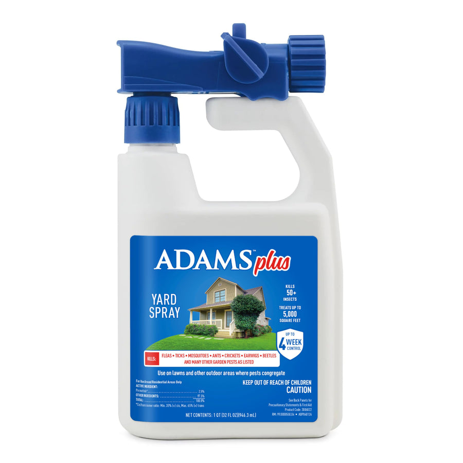 Plus Yard Spray ; Kills Mosquitoes, Fleas, Ticks, Ants, And Many Other Listed Nuisance Pests in Outdoor Areas ; Treats Up to 5,000 Square Feet ; Easy To Use Hose-End Spray ; 32 Fl Oz