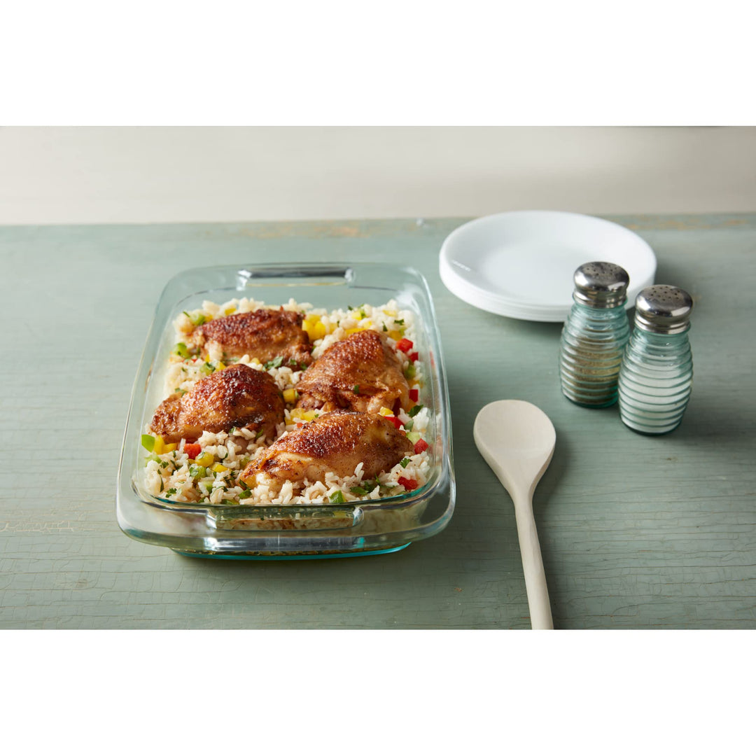 Easy Grab 2-Quart Oblong Glass Bakeware Dish