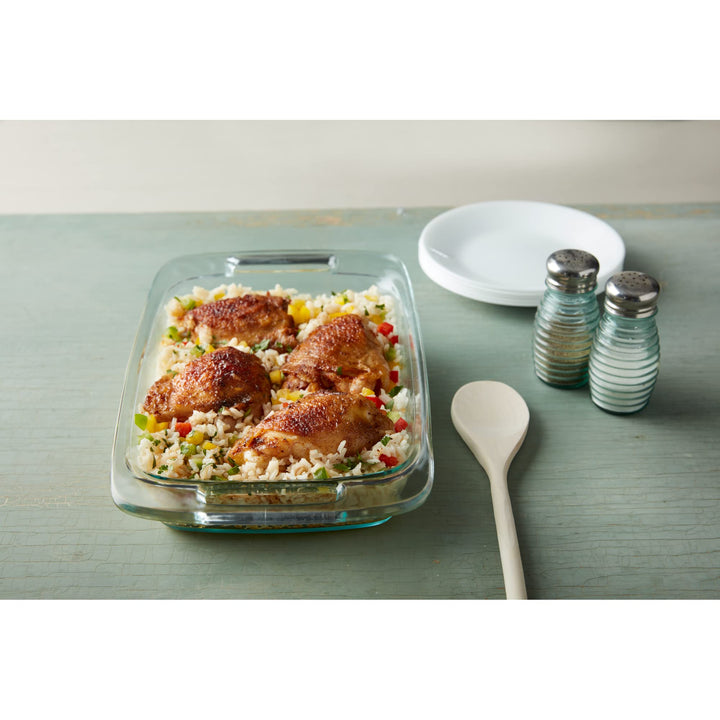 Easy Grab 2-Quart Oblong Glass Bakeware Dish