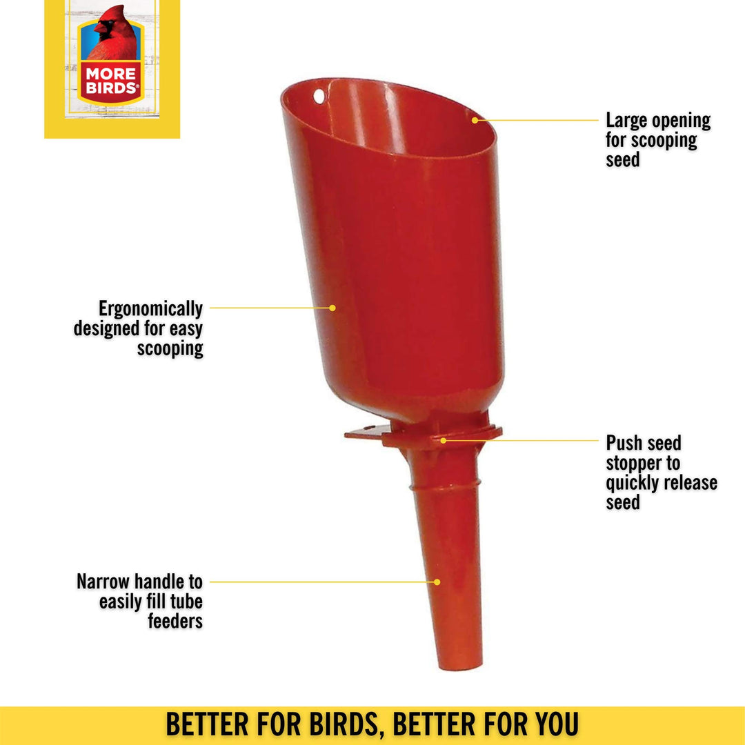 Quick Release Seed Scoop, Seed Dispenser, 1.33 lb Seed Capacity