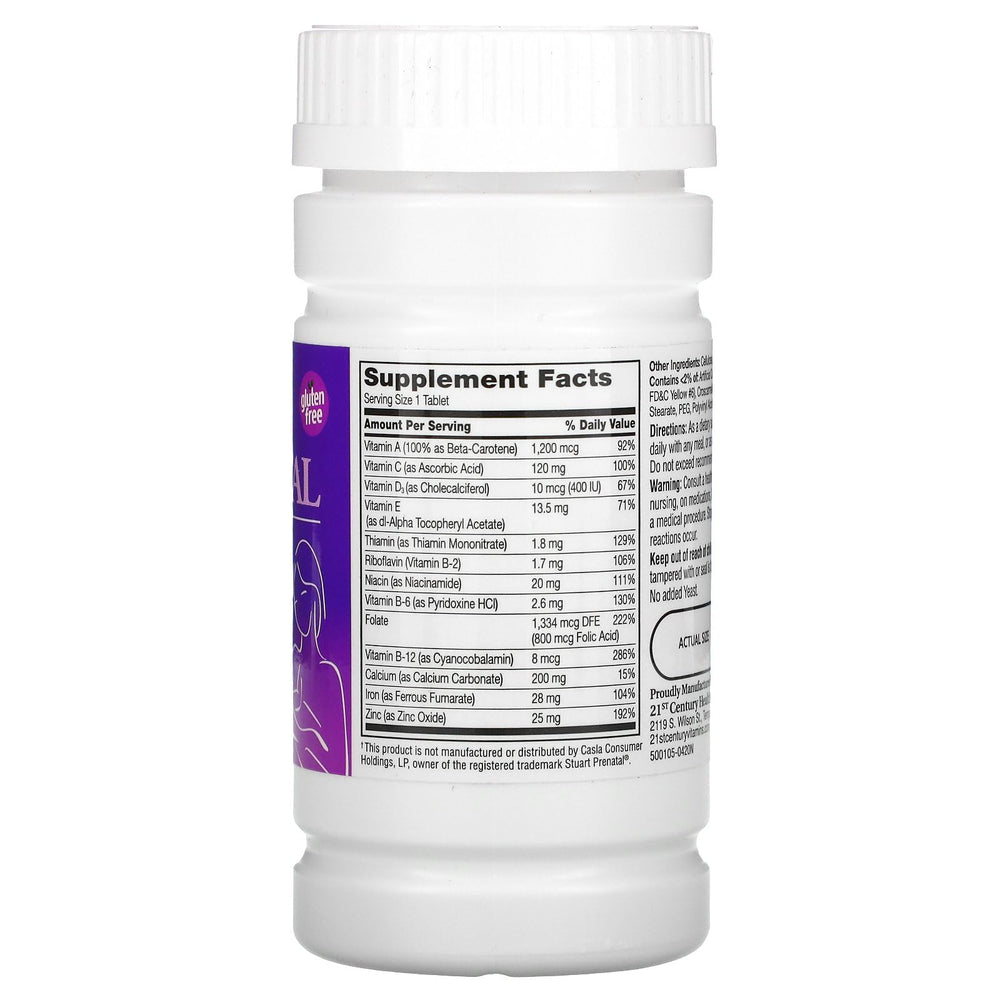 Vitamins PreNatal Multivitamin Tabs, 60 ct