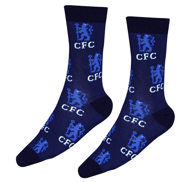 FC Football Crest Socks Adults 8-11