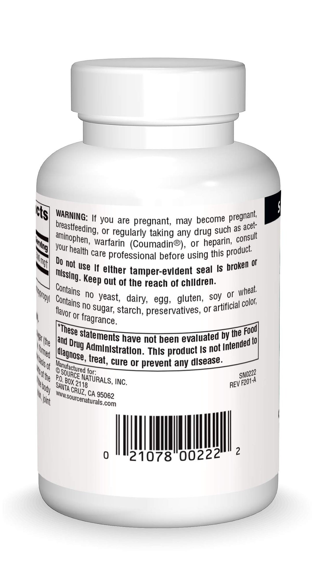 N-A-G 500 mg N-Acetyl Glucosamine for Connective Tissue Support* - 120 Tablets