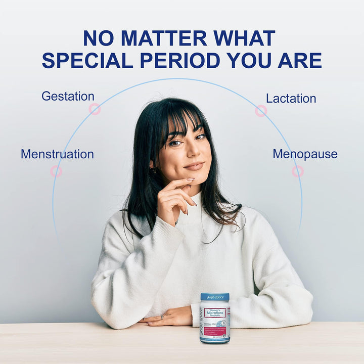 Probiotic for Women, Support Healthy Vaginal Microflora & Comfort, BV & VVC Infection Treatment, Urinary Tract Health, Lactobacillus rhamnosus, 6.3 Billion CFU, Multi Strain - 60 Capsules