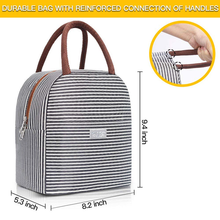 Reusable Lunch Bags for Women Insulated Lunch Box Lunch Bag Women Leakproof Cooler Bag Lunch Container Meal Prep Womens Lunchbox for Men Lunch Tote Bag Lunchboxes Thermal Lunch Box