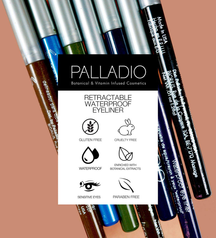 Beauty, RETRACTABLE EYE LINERS 0.28 g 0.01 oz, pure black, Pure Black