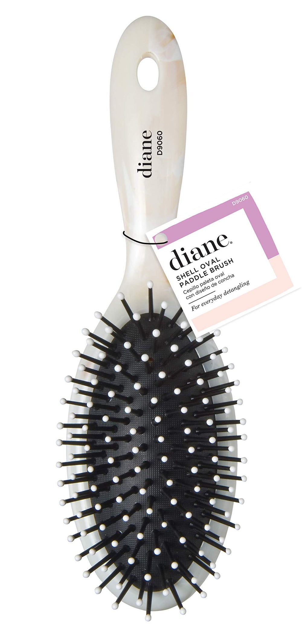 10 Row, Oval Cushion Paddle Brush : Oval Paddle Brush