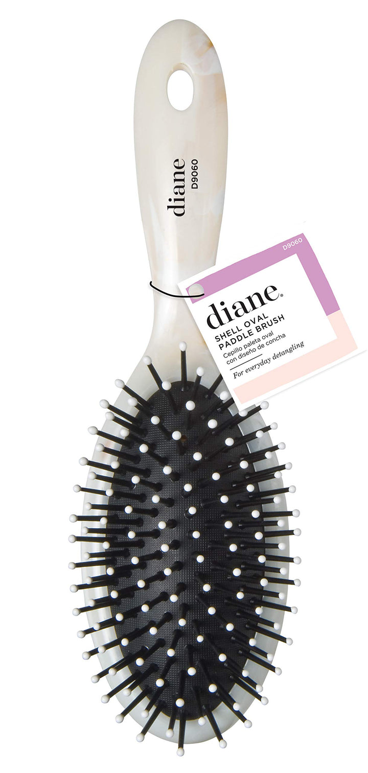 10 Row, Oval Cushion Paddle Brush : Oval Paddle Brush