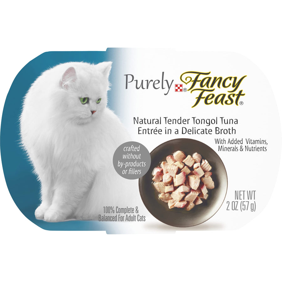 Purina Natural Wet Cat Food, Purely Natural Tender Tongol Tuna Entree - (Pack of 10) 2 oz. Trays