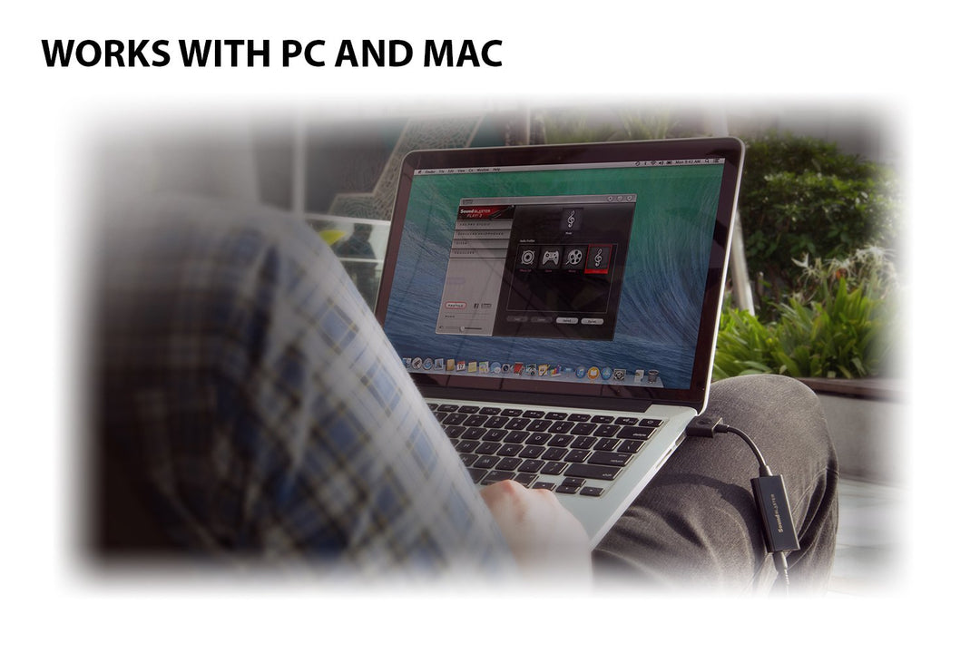 Labs Sound Blaster Play! 3 External USB Sound Adapter for Windows and Mac. Plug and Play (No Drivers Required). Upgrade to 24-Bit 96Khz Playback