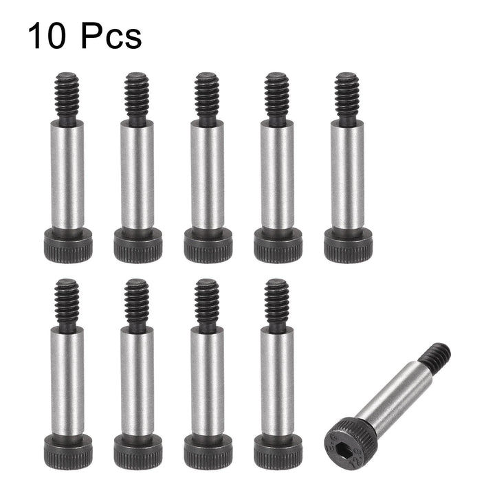 Alloy Steel Hexagon Socket Head Shoulder Screws Bolts, 3/4 Shoulder Length, 1/4 Shoulder Dia, #10-24 Thread, 10pcs