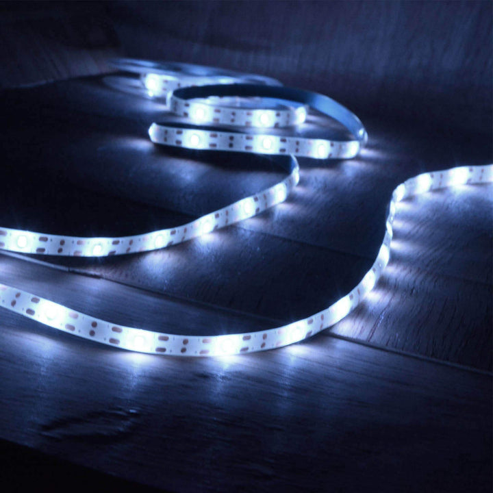 Upgraded Solar LED Strip Lights,180 LED 19.6FT Bright White Balcony Lights Solar Powered,8 Lighting Modes Waterproof Outdoor Lights for Christmas Terrace, Balcony, Stairs, Chicken Coop, Pergola Decor