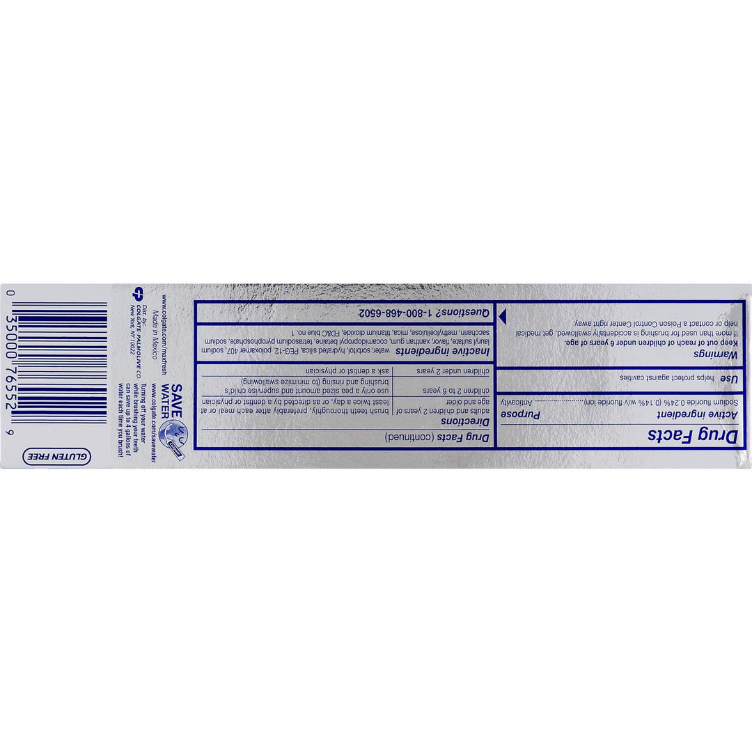 MaxClean SmartFoam with Whitening Toothpaste, Effervescent Mint 6 oz