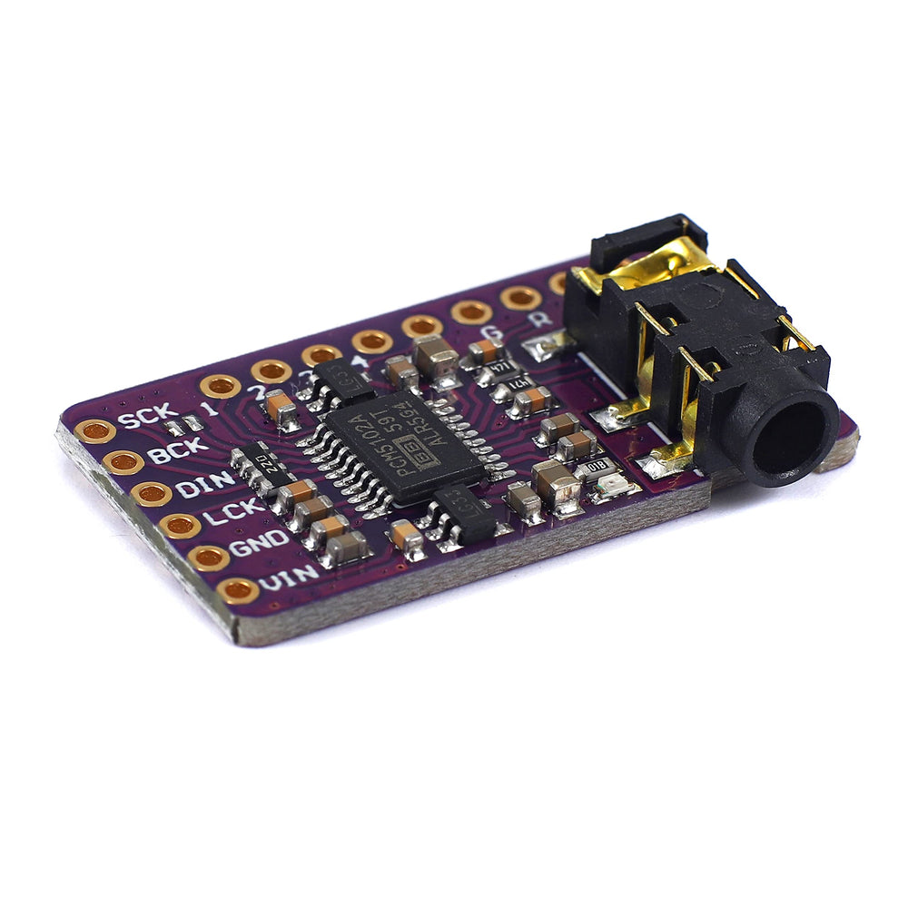 PCM5102 PCM5102A AUX Stereo Digital Audio DAC Decoder Board Module Voice Module Player Module Digital-to-Analog Converter IIS I2S for Arduino Raspberry Pi (3PCS)