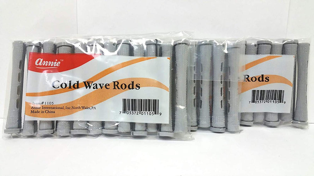 3 Packs Of Cold Wave Rods (Long) #1105 12 Pcs/Pack
