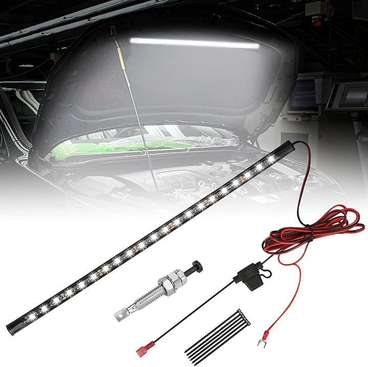 Under Hood LED Light Kit, 12V Underhood Work Light Strip, with Automatic On/Off Switch, for Car SUV RV Pickup Boat