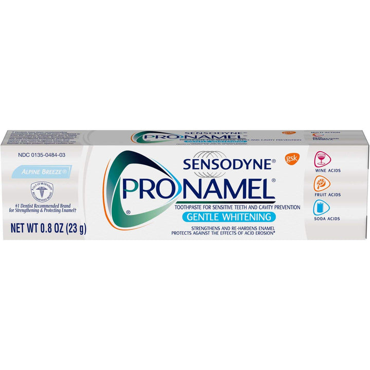 Pronamel Toothpaste, Gentle Whitening, Alpine Breeze Travel Size 0.8 Ounce (Pack Of 3)