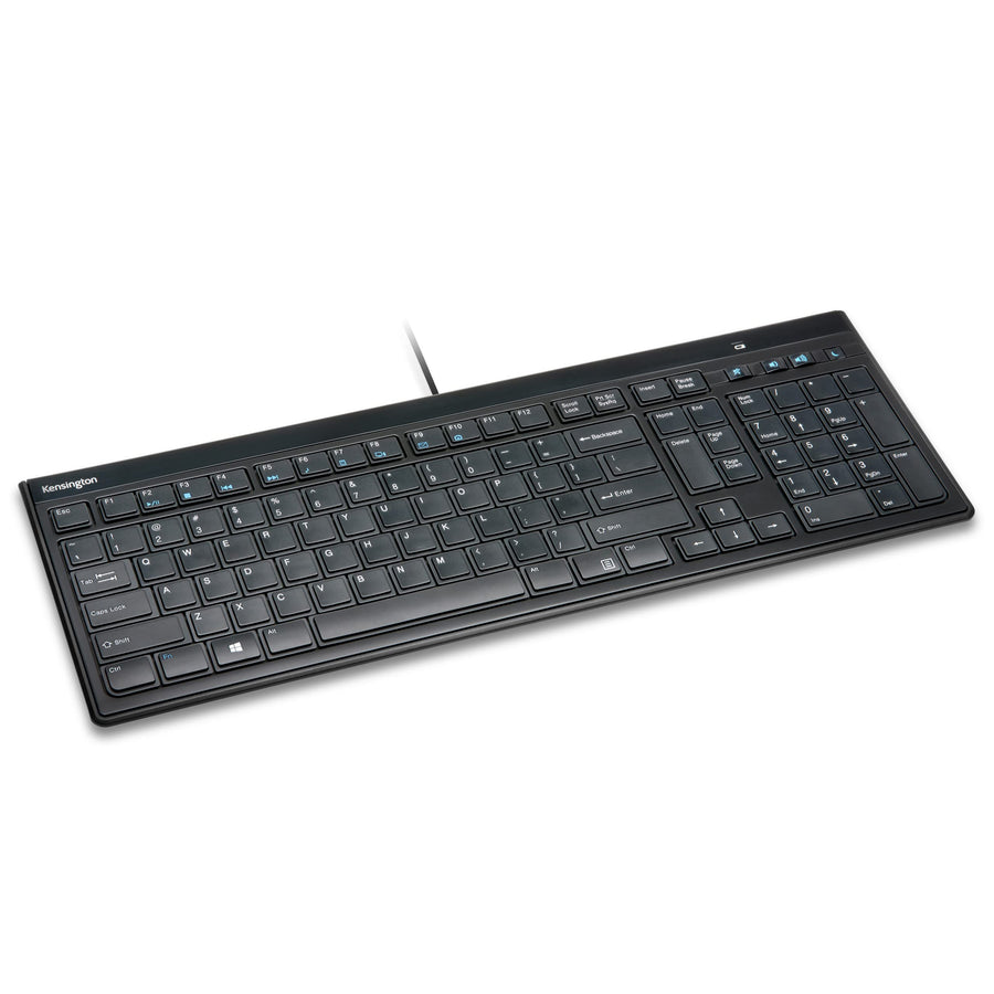 Slim Type Wired Keyboard (K72357USA),Black