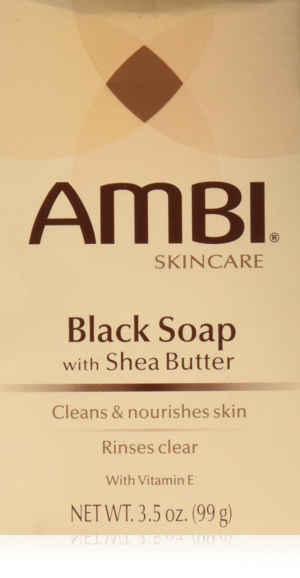 Black Soap with Shea Butter 3.5 Oz (Pack of 2)