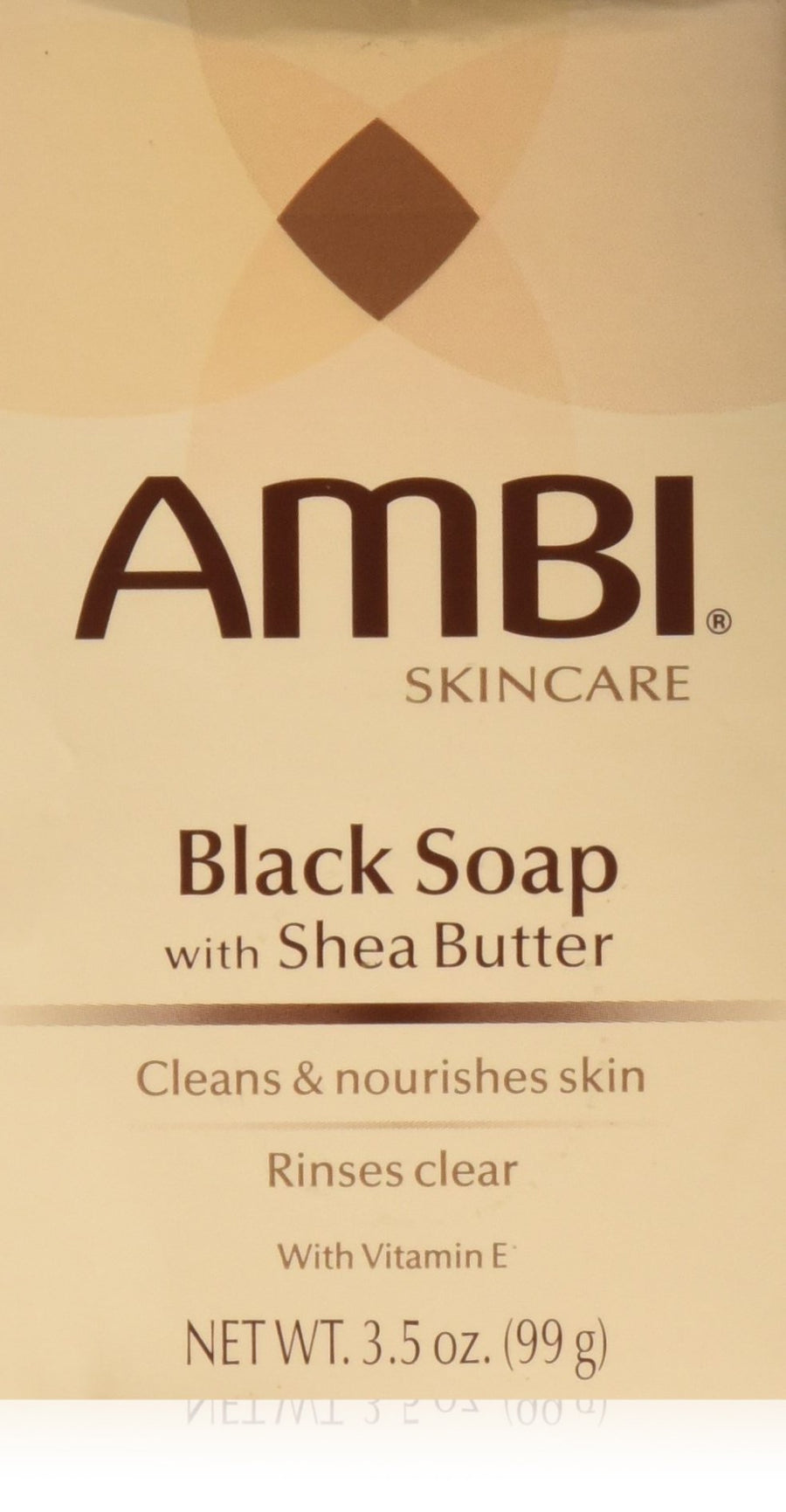 Black Soap with Shea Butter 3.5 Oz (Pack of 2)