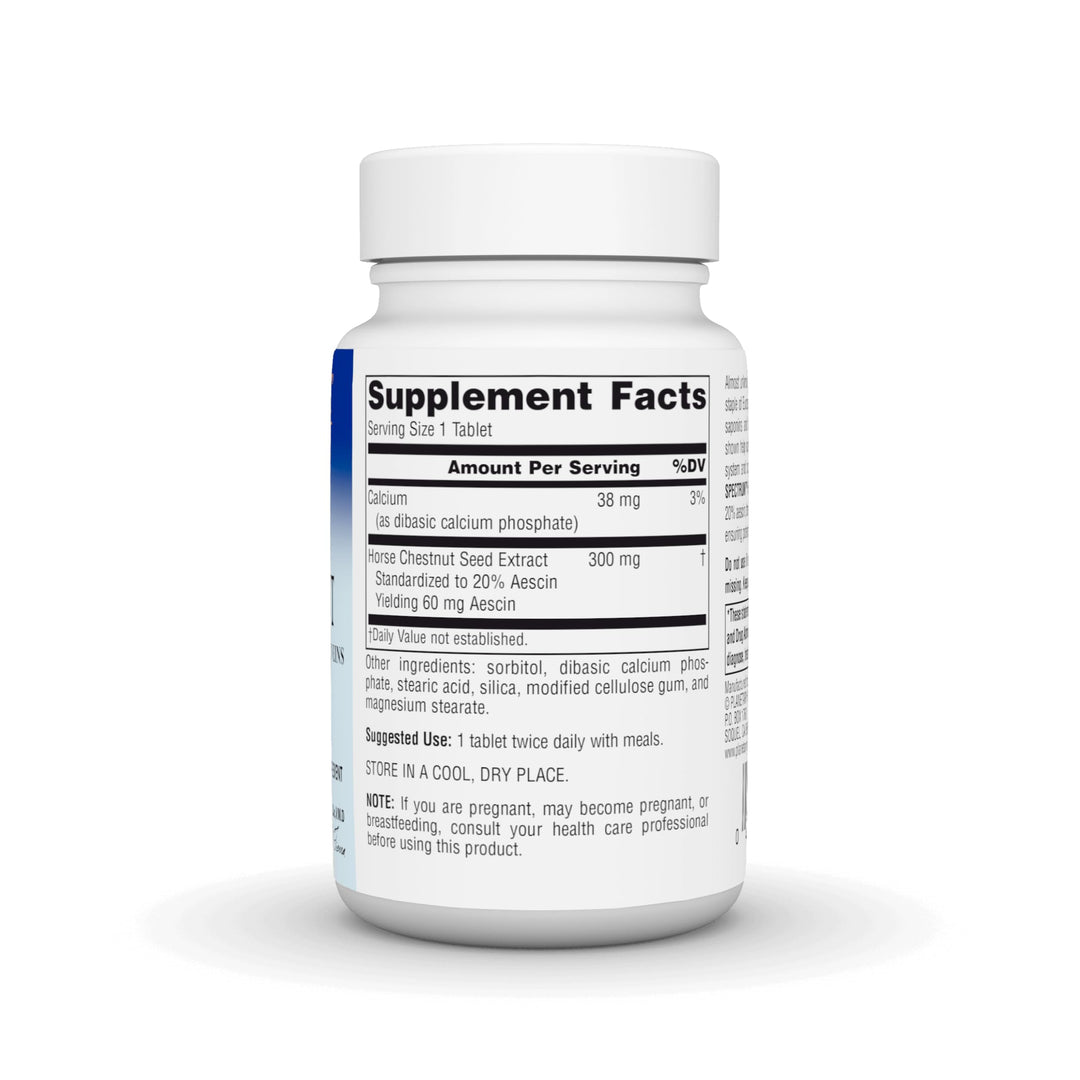 Full Spectrum Horse Chestnut Tablets, White Bottle 60 Count (Pack of 1)