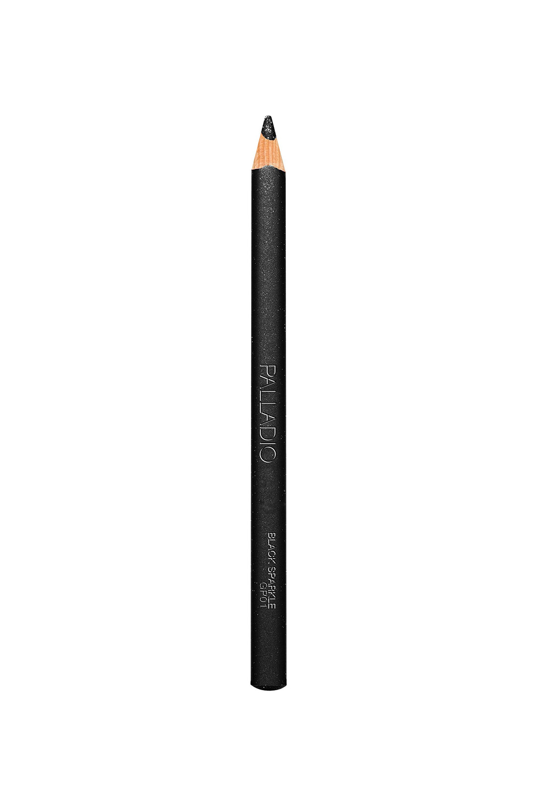 Glitter Eyeliner Pencil, Longlasting Creamy Cosmetic Pencil, Shimmer Eye Liner, Buttery Smooth Tip, Professional Makeup Glittery Pencil, Sharpenable, Black Sparkle