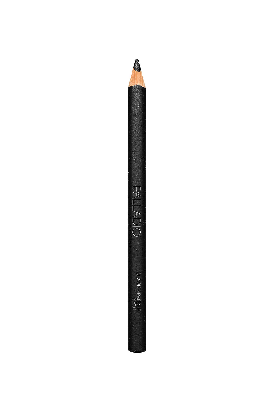 Glitter Eyeliner Pencil, Longlasting Creamy Cosmetic Pencil, Shimmer Eye Liner, Buttery Smooth Tip, Professional Makeup Glittery Pencil, Sharpenable, Black Sparkle