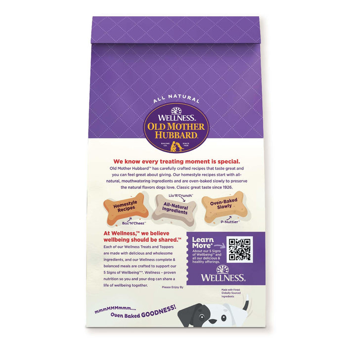Wellness Savory Mix Dog Biscuits, Natural, Training Treats, Mini Size, (20 Ounce Bag)