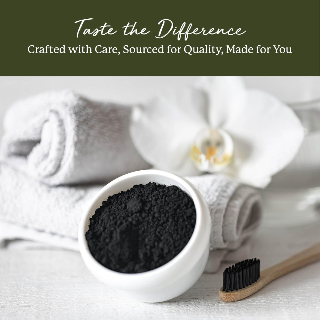 Activated Hardwood Charcoal Powder - Use for Teeth Whitening, Face Masks, Skin Care, & Cleaning, Food Grade as a Processing Aid, Certified Kosher, Non-GMO - Bulk 1 lb Bag