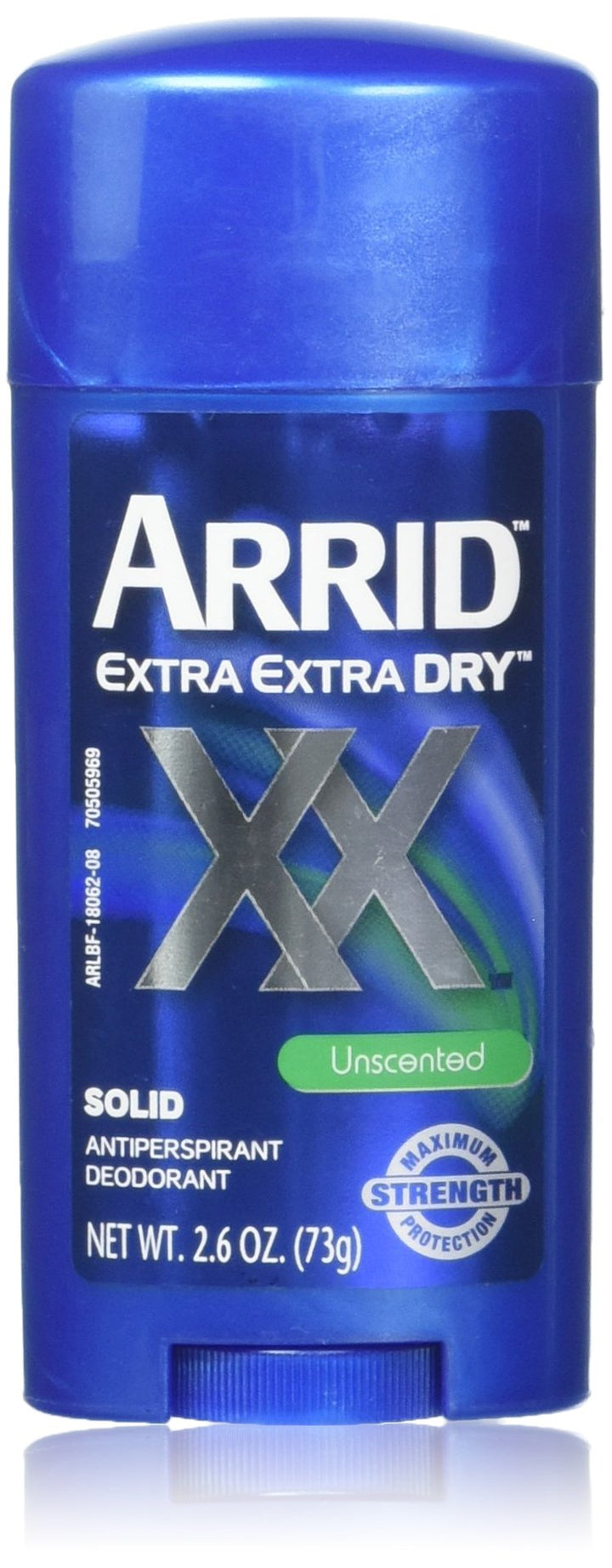 XX Solid Antiperspirant & Deodorant, Unscented - 2.7 oz