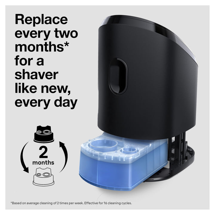 Clean & Renew Refill Cartridges CCR, Replacement Shaver Cleaner Solution for Clean&Charge Cleaning System, Pack of 3