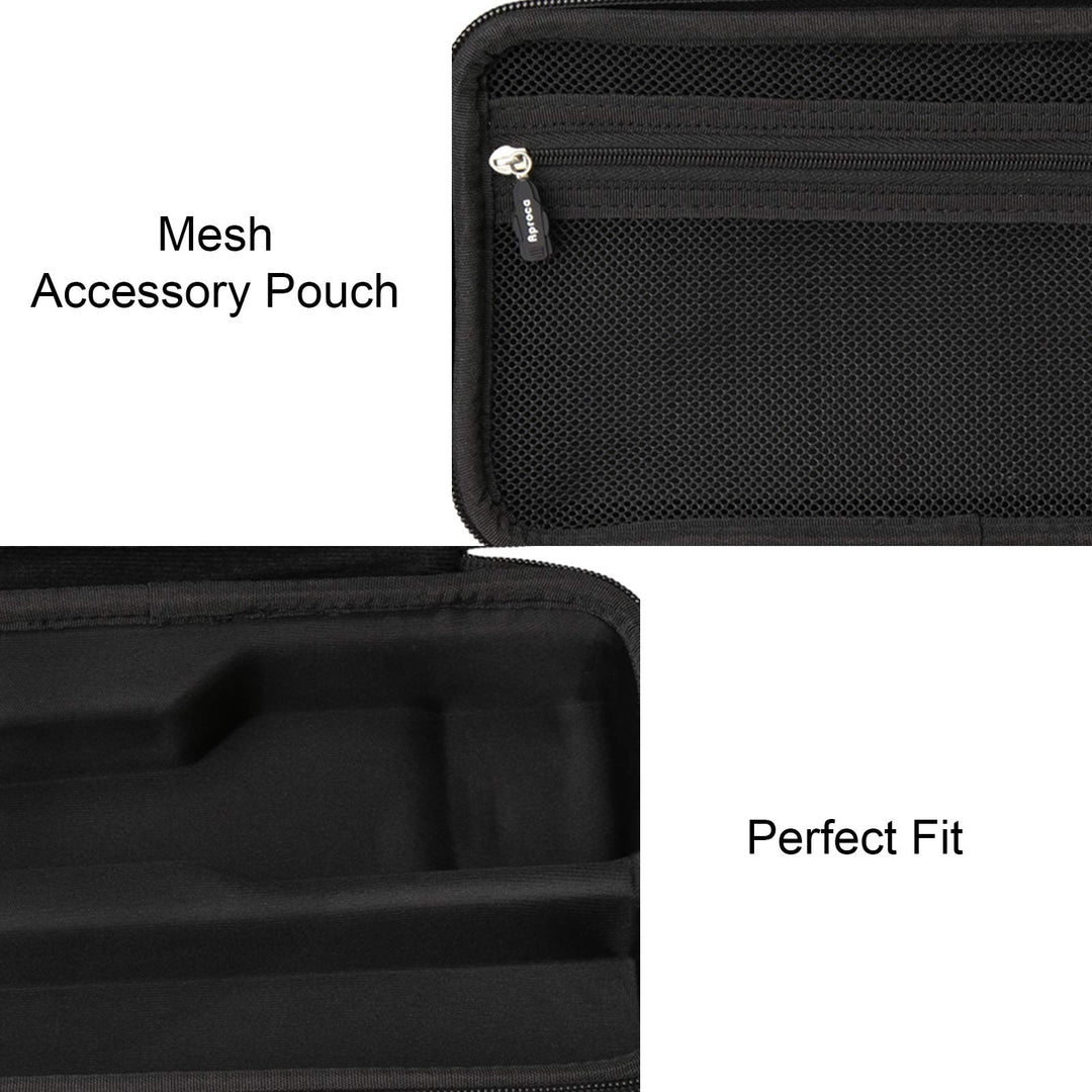 Hard Travel Storage Case Bag, for Wahl Professional 5-Star #8148 / #8504 / #8545 / #8509 / #8451 Cord/Cordless Magic Clip (Black)