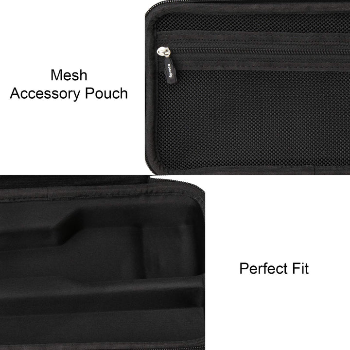 Hard Travel Storage Case Bag, for Wahl Professional 5-Star #8148 / #8504 / #8545 / #8509 / #8451 Cord/Cordless Magic Clip (Black)