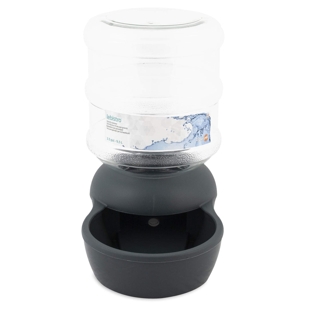 Petmate Lebistro Gravity Waterer, 2.5 Gallon, Made in USA