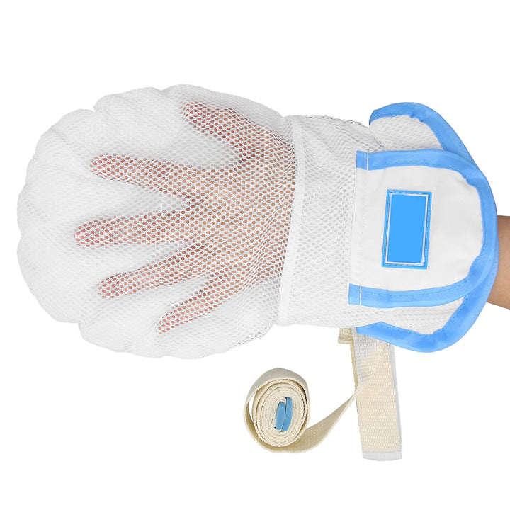 Restraint Glove Double Security Mitt Hand Restraints Safety Mitt Breathable Comfort Glove for Elderly Hand