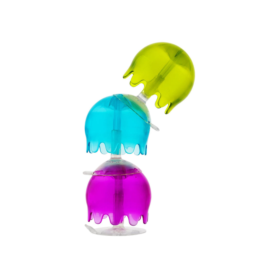 Jellies Suction Cup Bath Toys - Bathtub Baby Sensory Toys - Jellyfish Suction Toys for Bath Time - Multicolored - Baby and Toddler Bath Toys - 9 Count - Ages 12 Months and Up