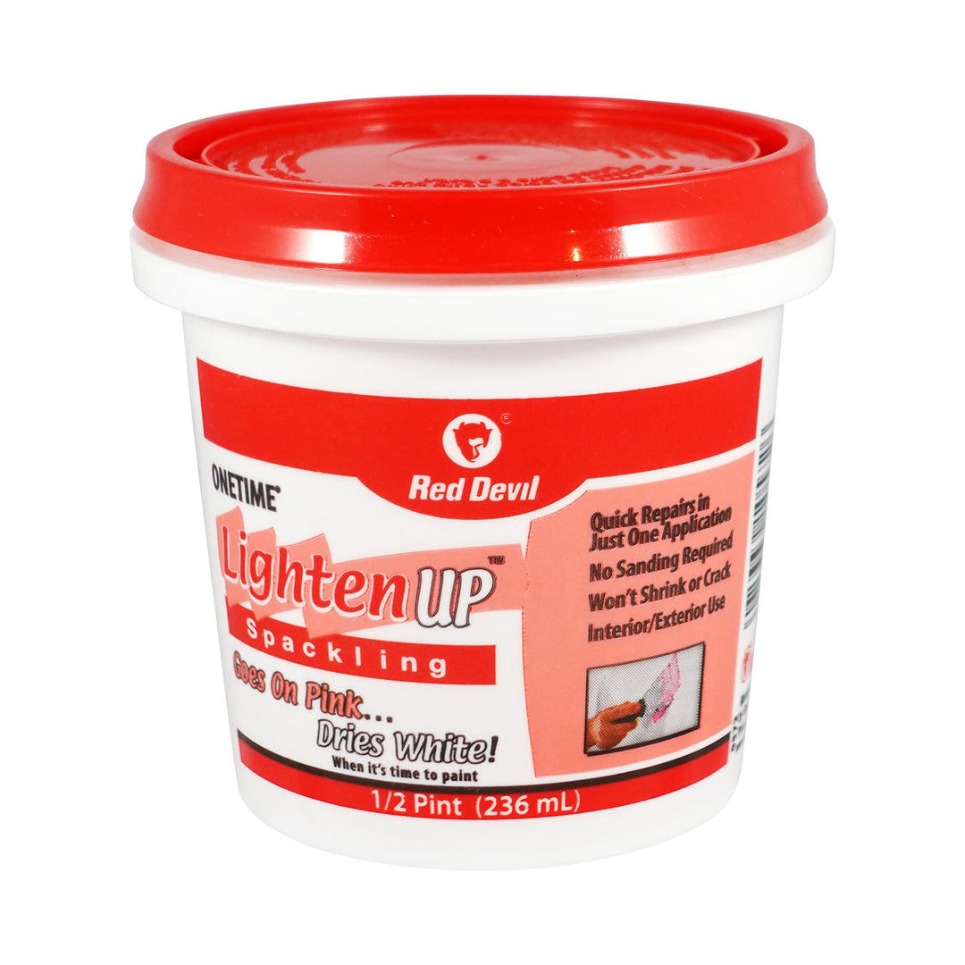 Red Devil 0574 Onetime Lighten Up, Quart, White