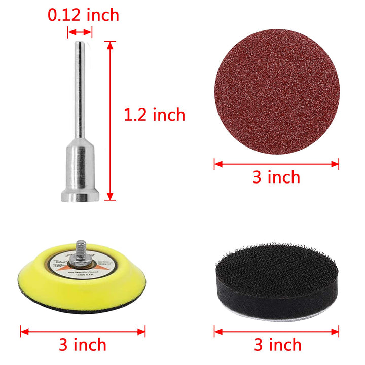 80PCS Wet Dry Sanding Discs, 5 Inch Wet Sandpaper 8 Holes Hook and Loop 180 240 400 600 800 1000 1200 1500 2000 3000 Grit Assortment for Orbital Hand Sander Woodworking, Polisher, Drywall