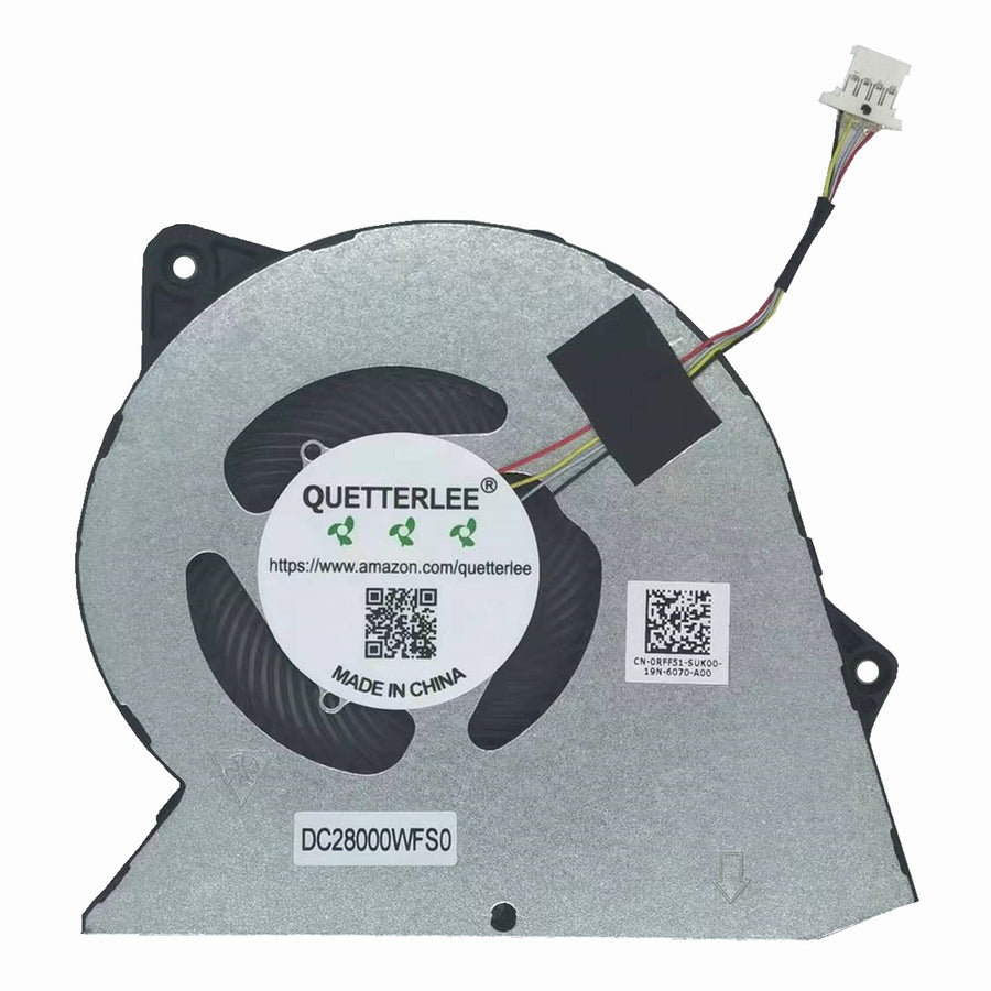 Replacement New Laptop CPU Cooling Fan for DELL Vostro 3510 3420 3250 Inspiron 3511 3515 Series 0RFF51 EG50040S1-CQ71-S9A DFS5K12114464P FNRK DC5V Fan