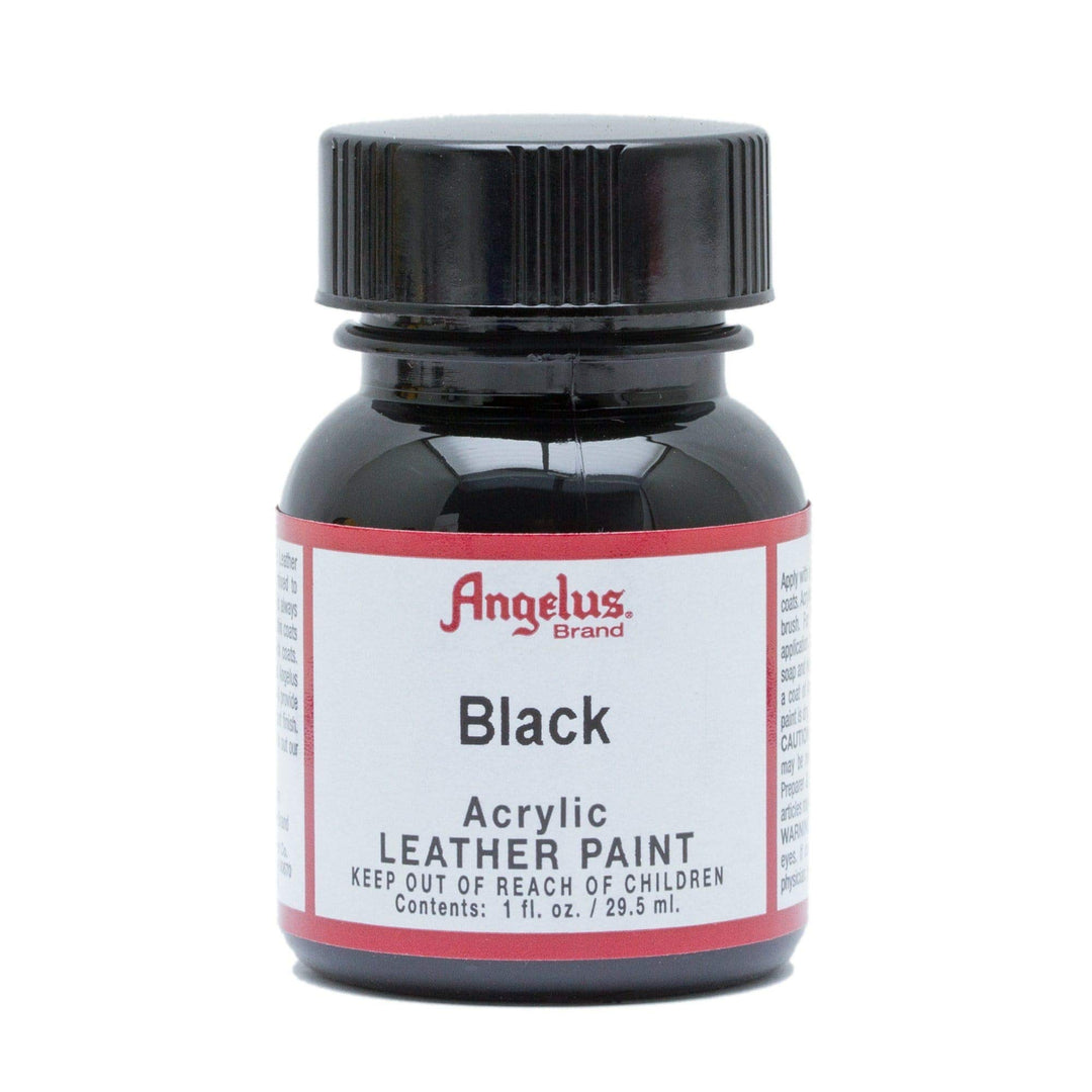 Acrylic Leather Paint Black 1oz