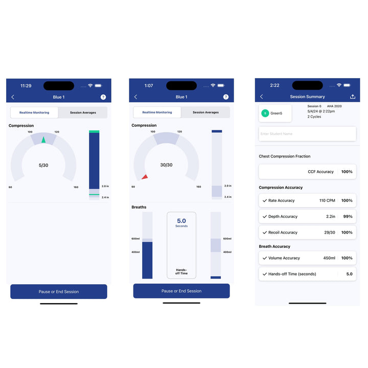 PRESTAN PP-AM-2000-1-MS Adult Series 2000 CPR Manikin with Advanced Feedback, Medium Skin