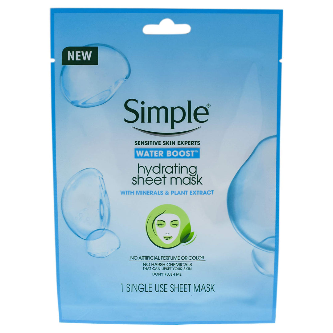 SimpleWater Boost Hydrating Sheet Mask (1 Count)