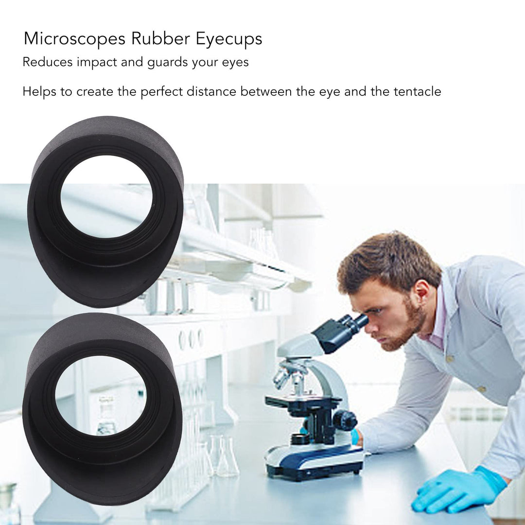 Soft Rubber Eyepiece Eye, 27mm/1.06in Inner Diameter Rubber Eyecups for 42-48mm/1.65-1.89in Lens, Suitable for Microscope Eyepieces, Monoculars and Binoculars
